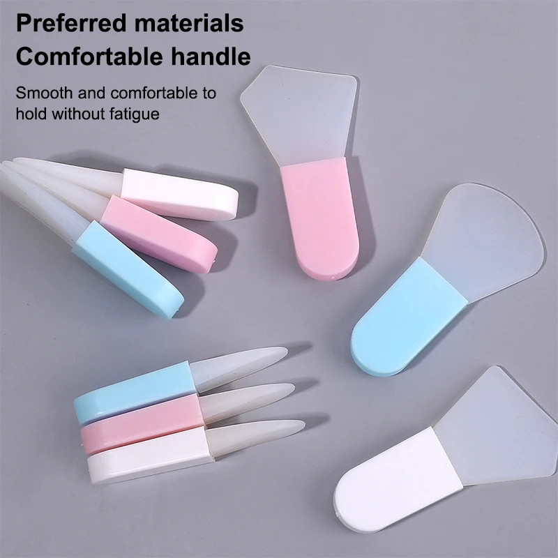 5Pcs Silicone Facial Mask Brush Face&Eye Cream Mud Mask Applicator Scraper Face Cleanse Brushes Travel Portable Skin Care Tools
