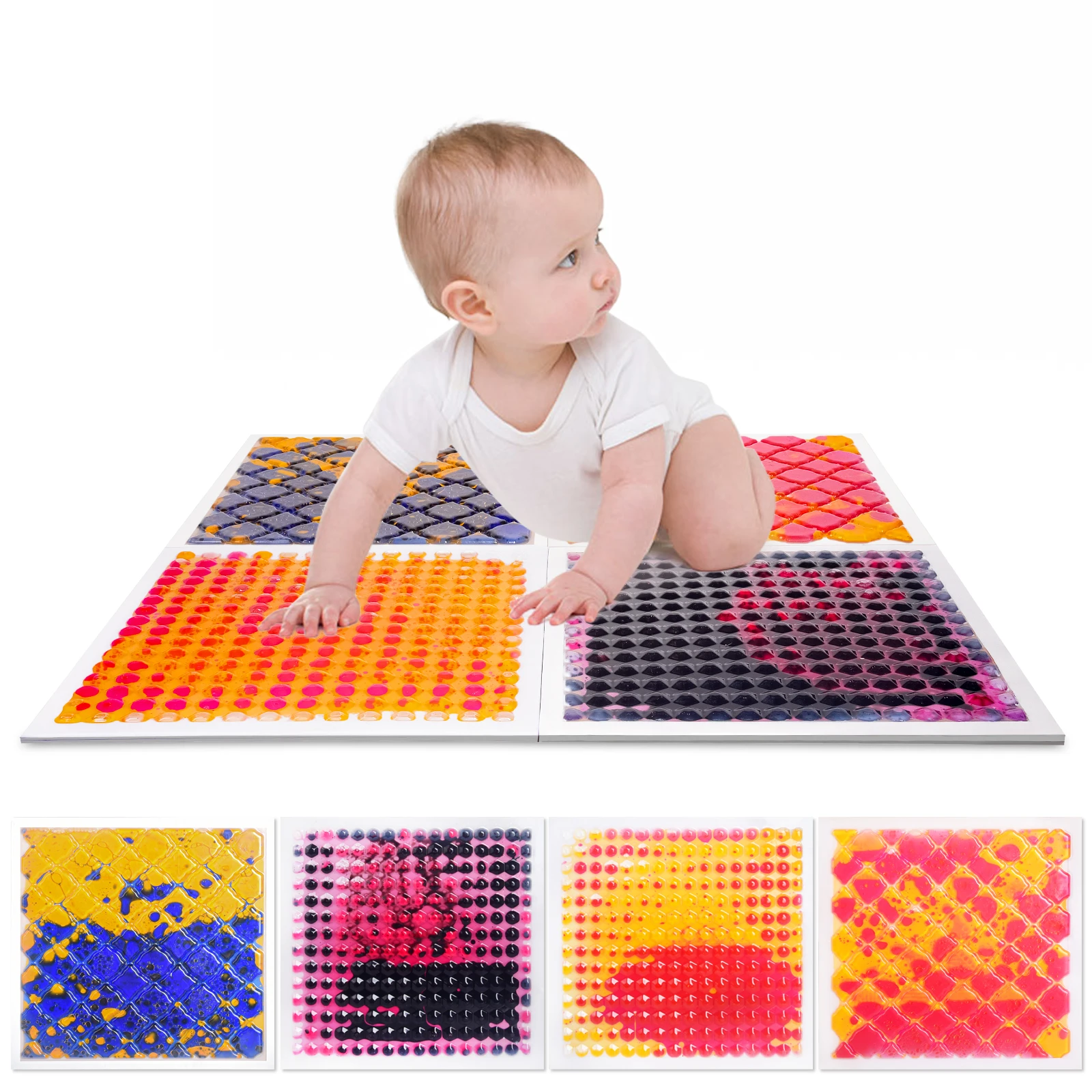 

Glow Fun |Glowing Liquid Sensory Mat |Preschool Indoor Floor Decoration liquid sensory floor mat |