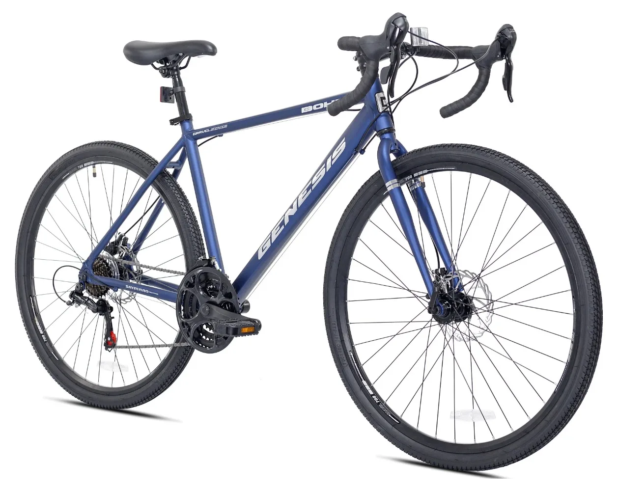 700C Bohe Men's Gravel Bike Denim Blue Bicycles combine style practicality and speed Stunning look yet functional