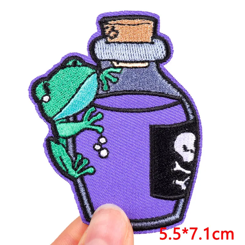Getränke flaschen/Tasse Stickerei Patch Cartoon Patch gestickte Patches auf Kleidung Bügeleisen auf Patches für Kleidung DIY Näh aufkleber – Detail 39