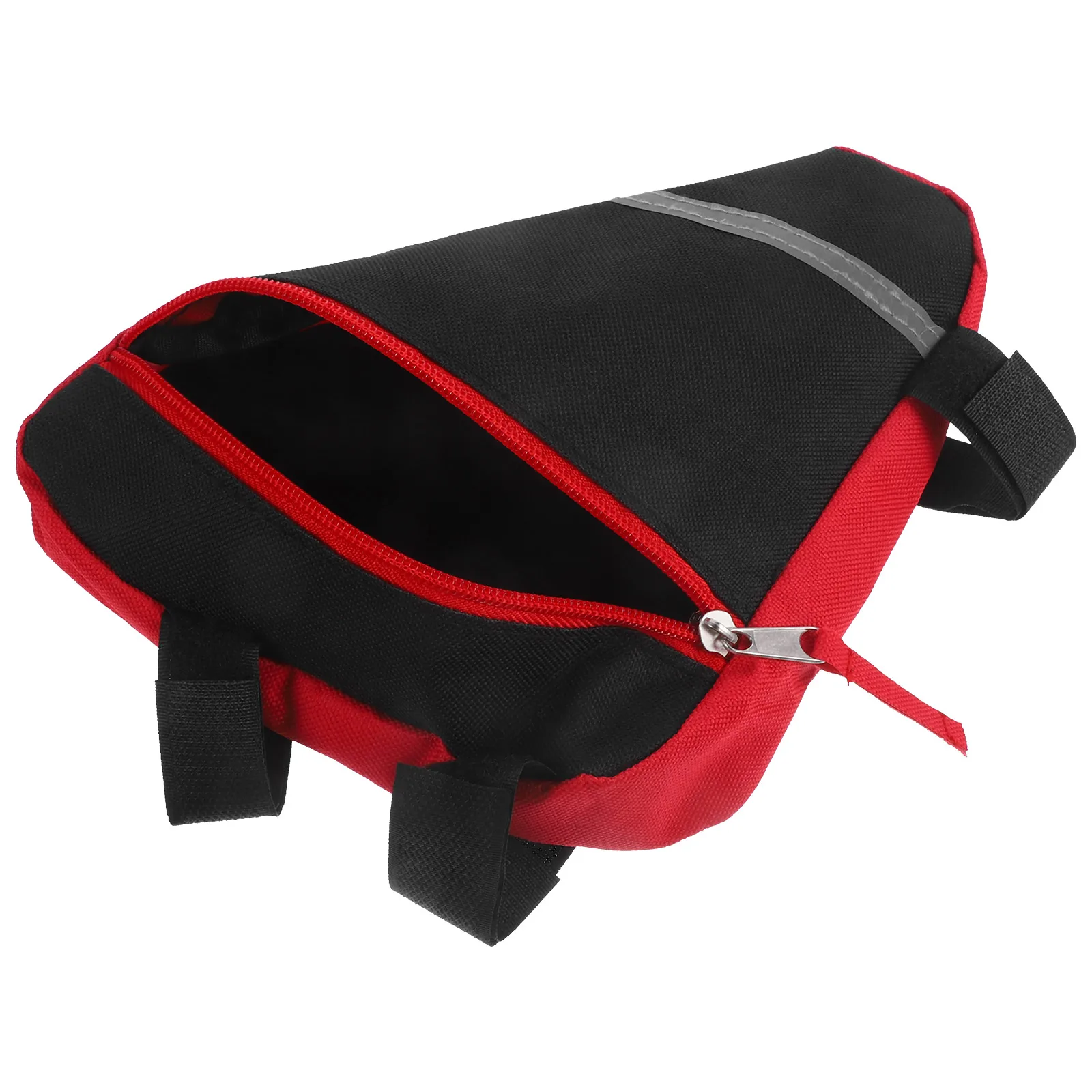 

Tube Bag For Bike Cycling Front Frame Bag Orange 600D Durable Adjustable Strap Saddle Seatpost Pannier Cycling Accessories