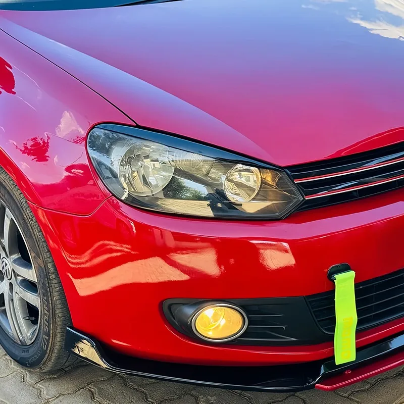 

Для Volkswagen Golf MK6 GTI GTD R R20 TDI TSI MPI E-Golf 2009-2013 Автомобильная фара Злые брови Веки BodyKit 2 шт. 3D наклейка