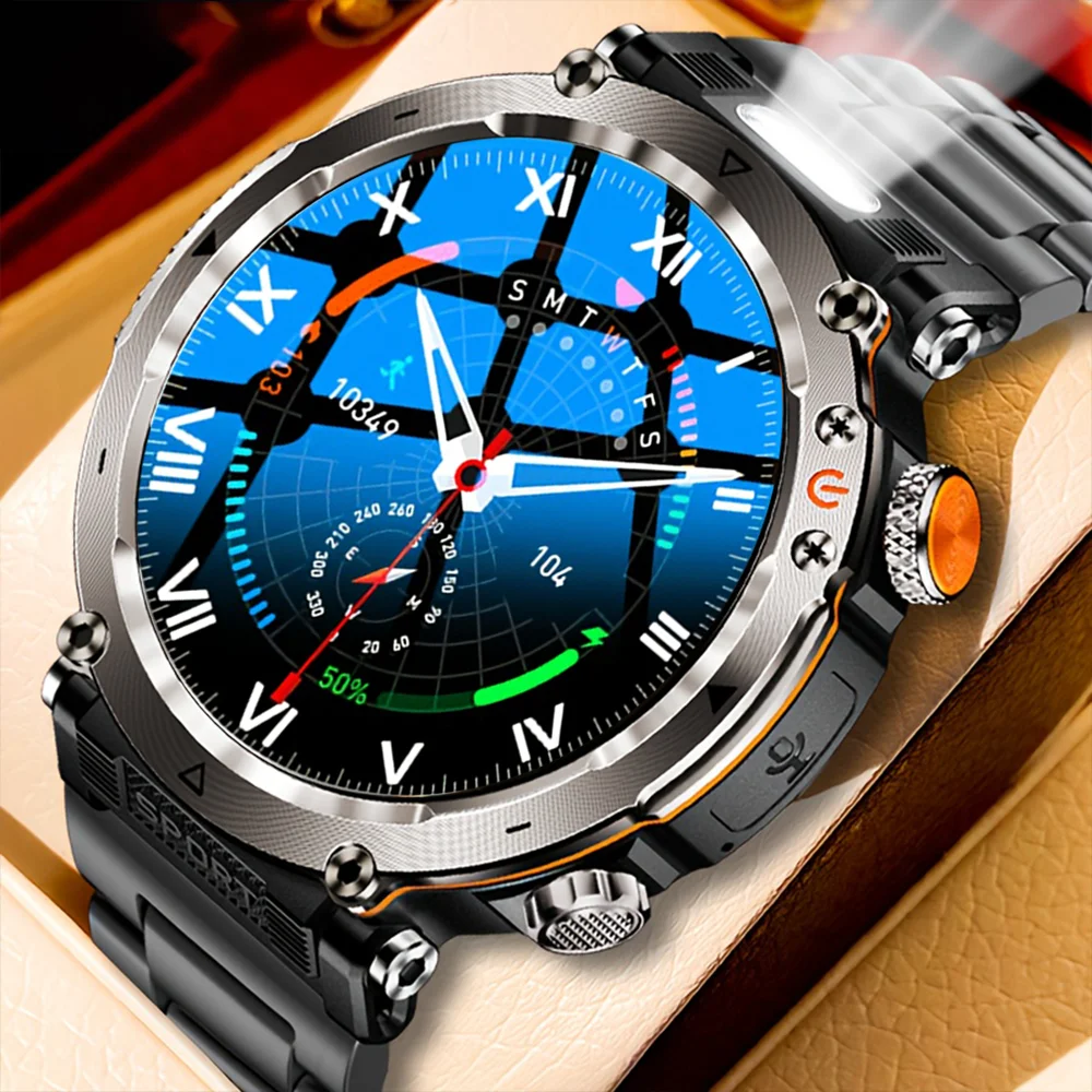 

Умные часы DAORKOW: Новинка, модные, люксовые, 5ATM, GPS, компас, для спорта на открытом воздухе, AMOLED 366*366, NFC, пульсометр, IP68