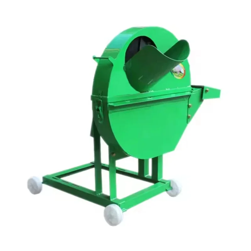 Manual Electric Petrol Engine Hay Silage Grass Animal Feed Forage Chopper Corn Straw Chaff Cutter Machine For Sale