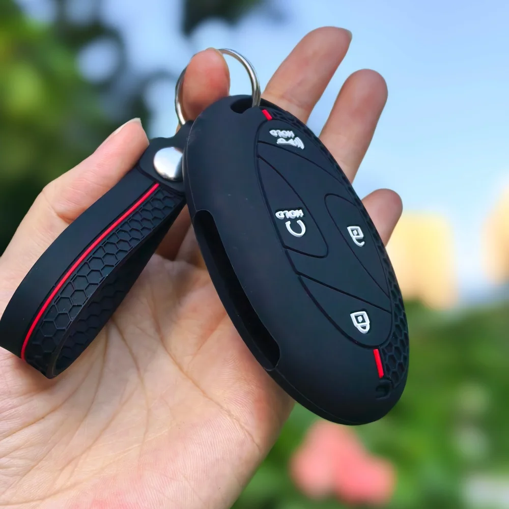 

Новый силиконовый чехол для ключей от автомобиля для Hyundai Kona Ev Grandeur GN7 2023, защитный чехол для ключей, брелок, сумка, аксессуары