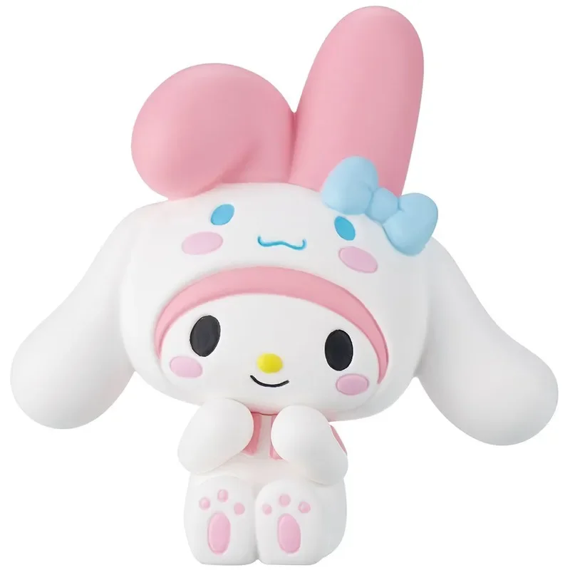 Figura de Ação Kawaii Sanrio Cinnamoroll, Pochacco Kuromi Pom Pom Purin Olá Kitty Anime Figura Brinquedos, Boneca Modelo, Meus Presentes Melody