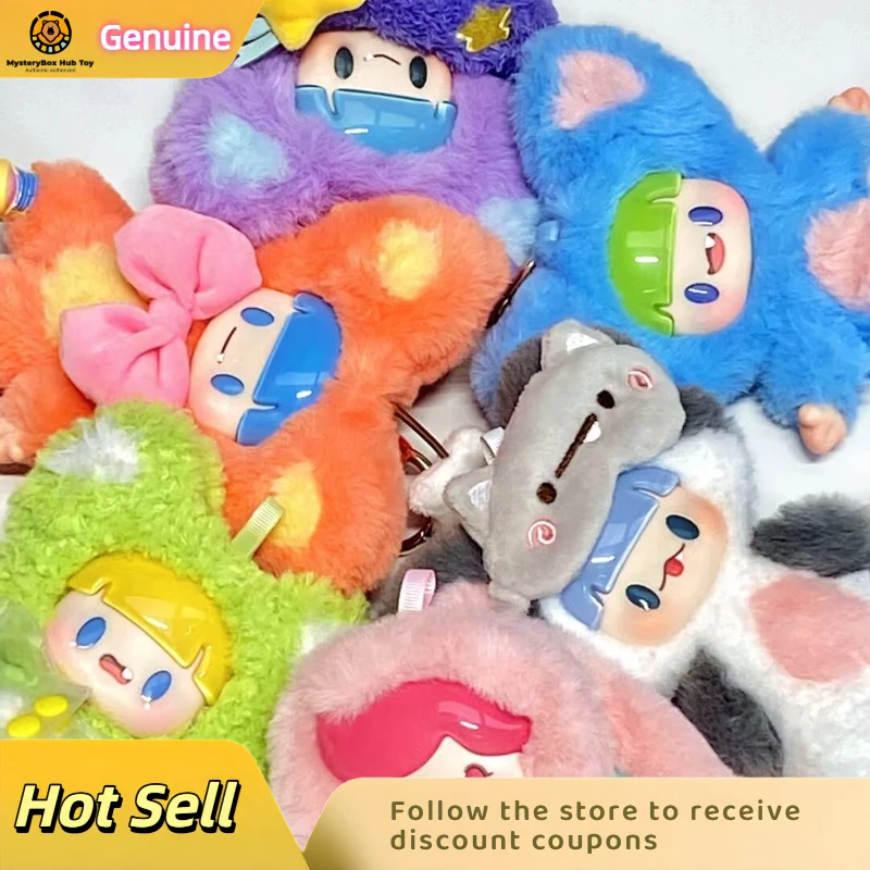 

Geniune Super Vitality Factory Adou Colorful Life Blind Box Vinyl Face Plush Hanging Ornament Blind Mystery Collectible Toy
