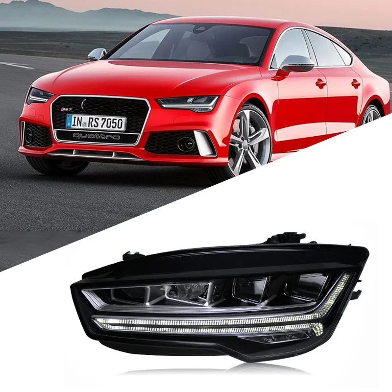 

Suitable for 11-18 Audi A7 headlight assembly modified new matrix LED daytime running light lens running water turn signal light