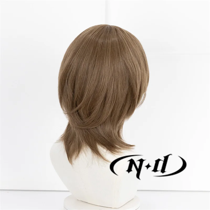 ND Akechi Goro Косплей Парики P5 Игра Косплей Парики Волос Шиньон для Comic Con Coser Костюм Игра Вечеринка Термостойкие Синтетические