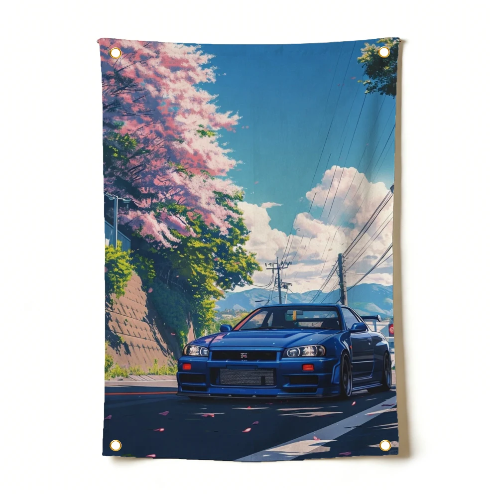 90X150Cm Poster Balap Bendera  - Anime Merch Ideas ulasan dan harga