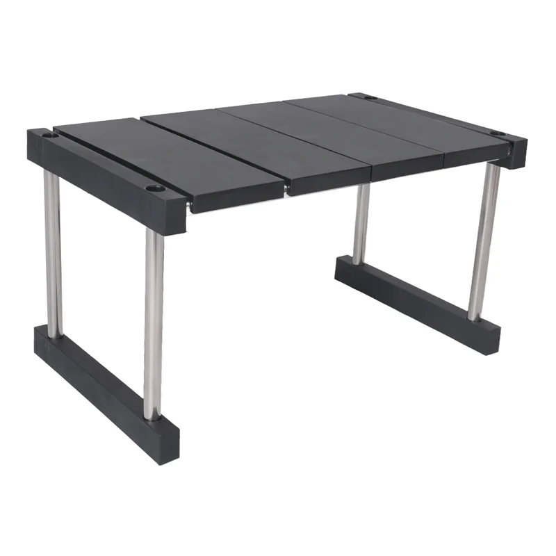 Y51A-Kitchen Cabinet Counter Shelf Organizer Expandable Stackable Spice Rack For Dish Sauce