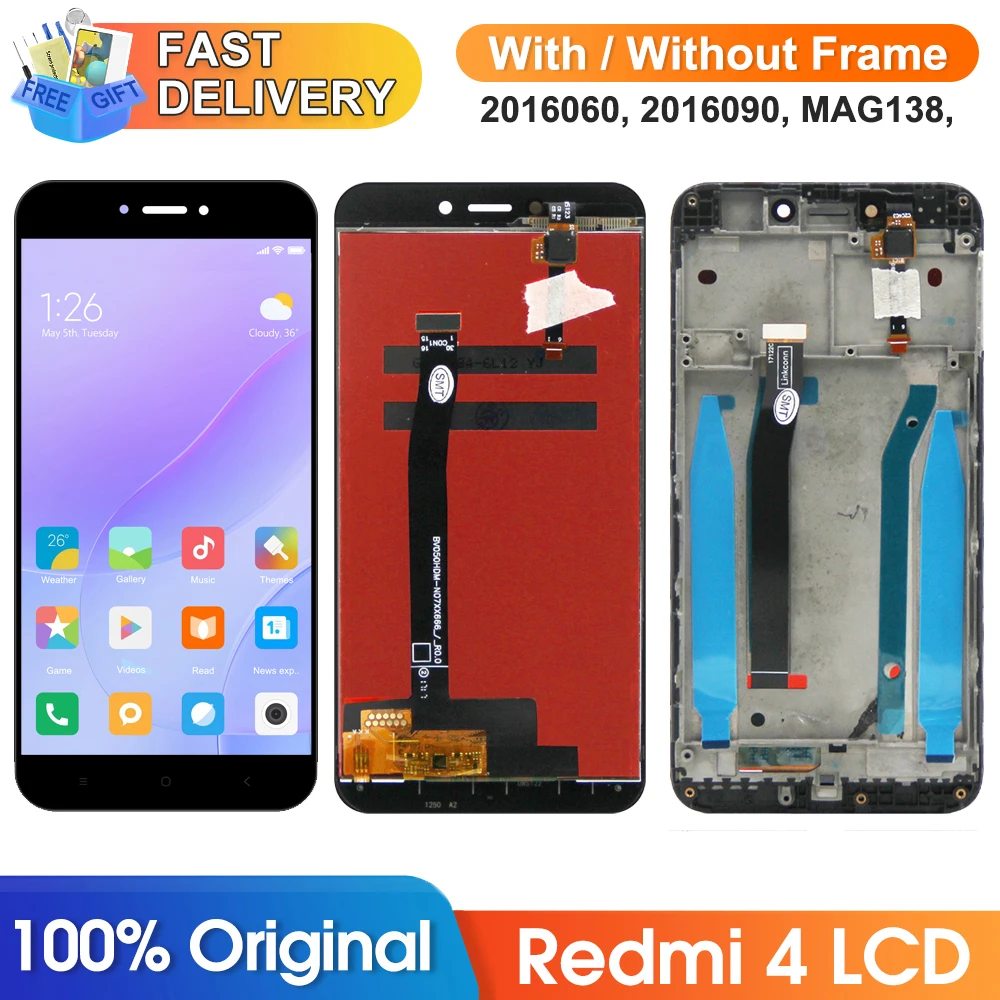 مراجعة وتحليل شاشة الهاتف bv050hdm لجهاز Xiaomi Redmi 4 (4X)
