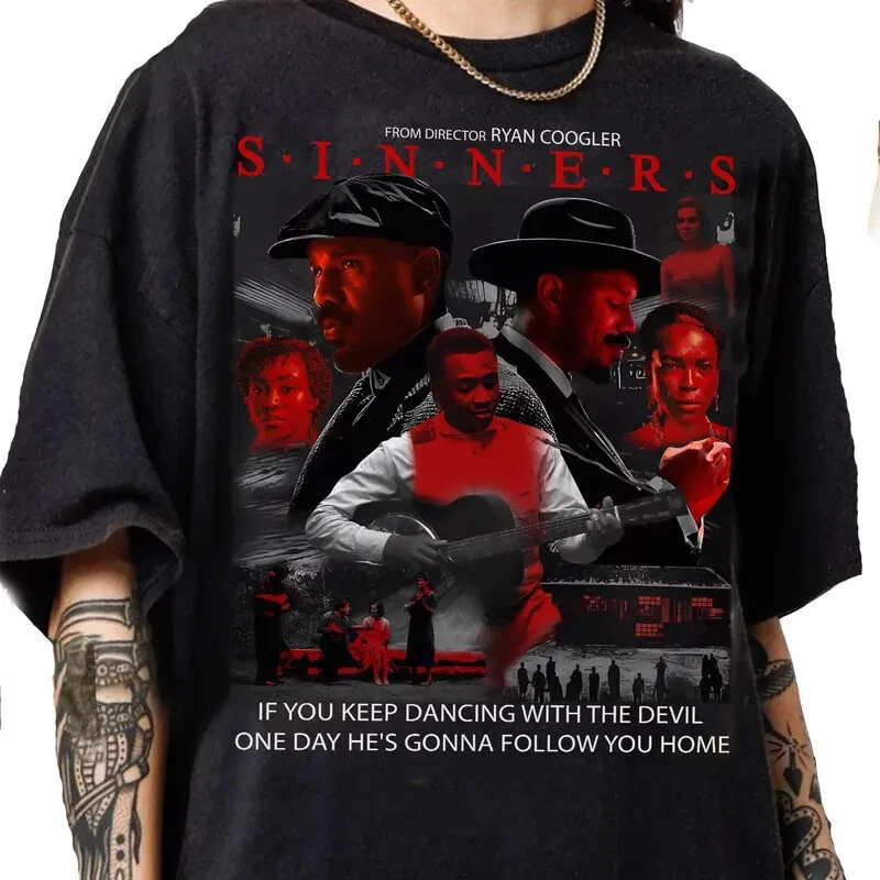 

"The Sinner" Movie T-shirt, unisex horror action film T-shirt, heavyweight pure cotton streetwear, fan gift gothic y2k top