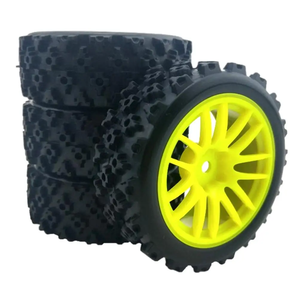 12mm Hex Rubber Tires for Wltoys 144001 124018 HSP 1/10 1/14 1/16 1/18 RC Model Buggy Accessories