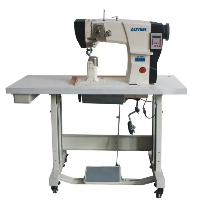 ZY591DA Zoyer Small/lagre Hook Single/double Needle Auto Trimmer Post Bed Leather Shoes Sewing Machine