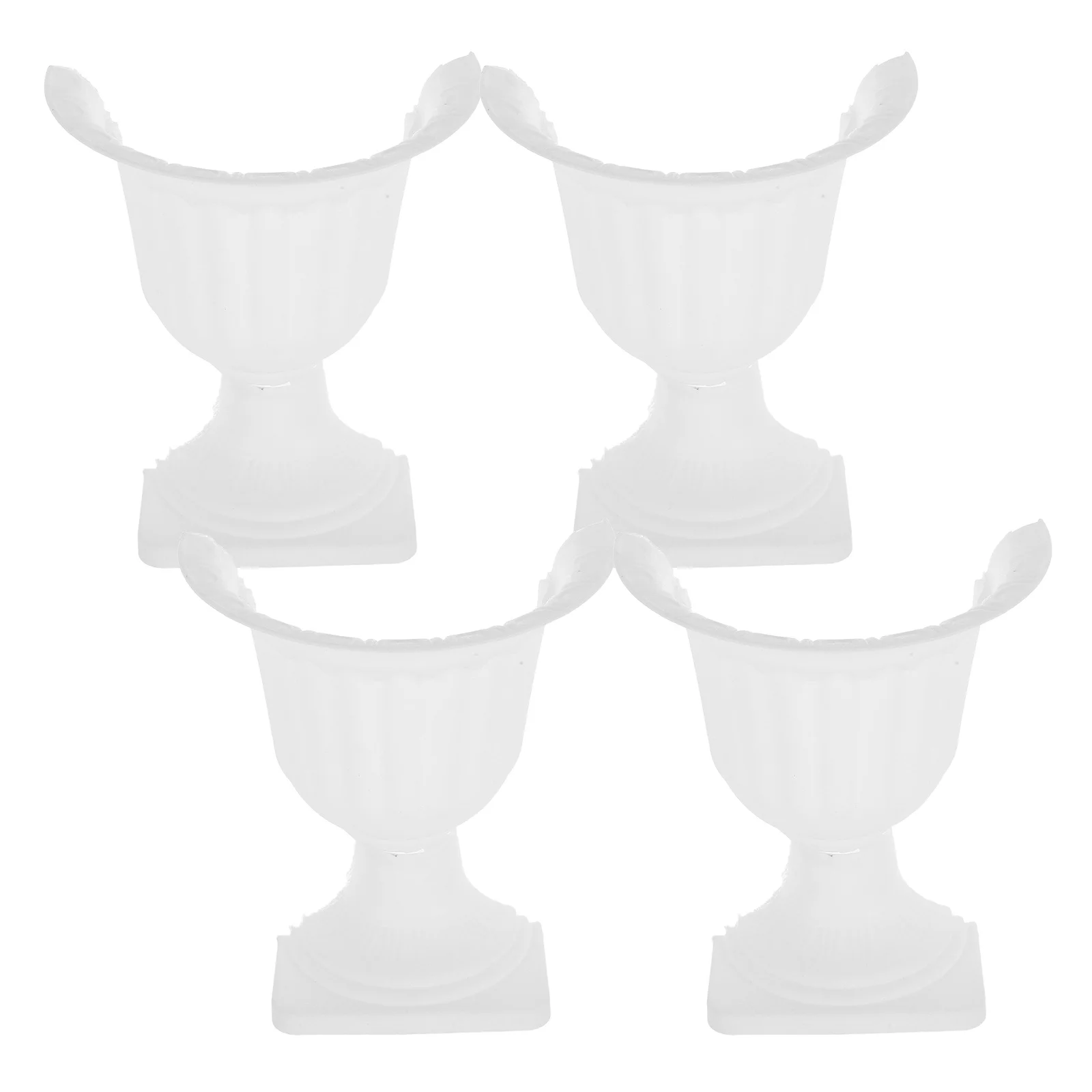 

4Pcs Half Urn Wall Planters Roman Column Vintage Rustic Hanging Flower Vase Porch Garden Floral Holder Retro Wall Mounted