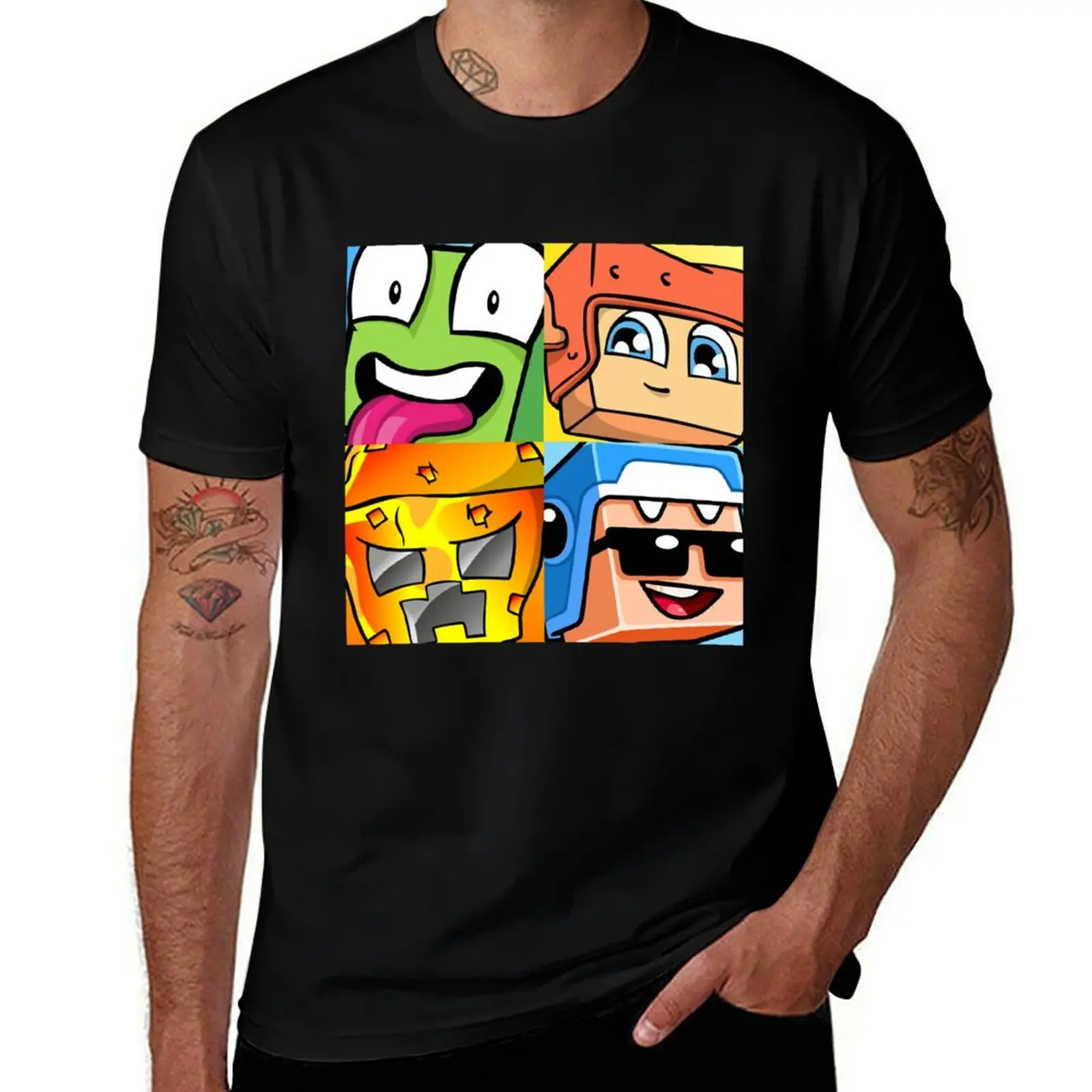 

its four friend game T-Shirt shirts graphic summer tops designer t shirt men