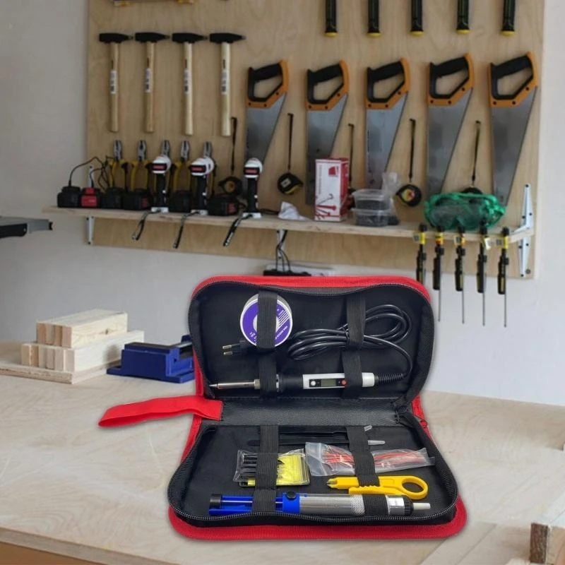 31GJ High Capacity Tool Bag Storage Case Collection For Technical Workers Engineers, Multipurpose Electrician Tool Organizers