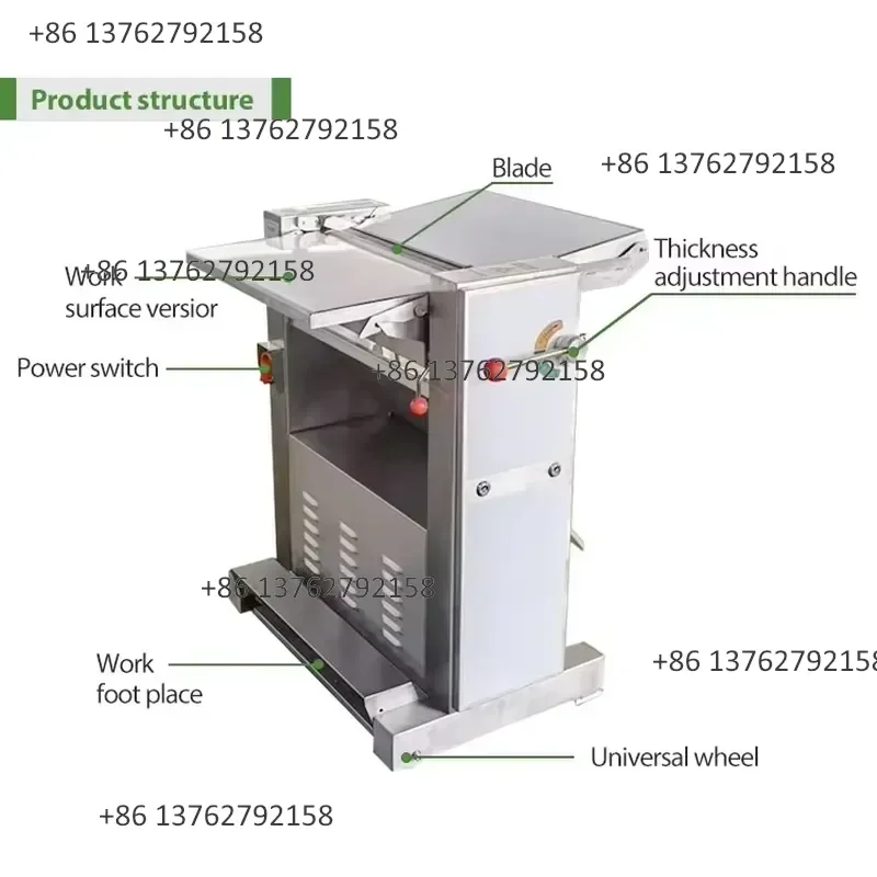 【2026】 304 Stainless Steel Pork Peeling Machine Automatic Pork Belly Remover Commercial Meat Processing Equipment