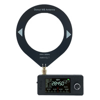 SI4732 0.5-108mhz Portable Radio 1.9inch IPS Screen FM/AM Radio with Ring Antenna All Band Radio Receiver HF SW MW VHF Radio
