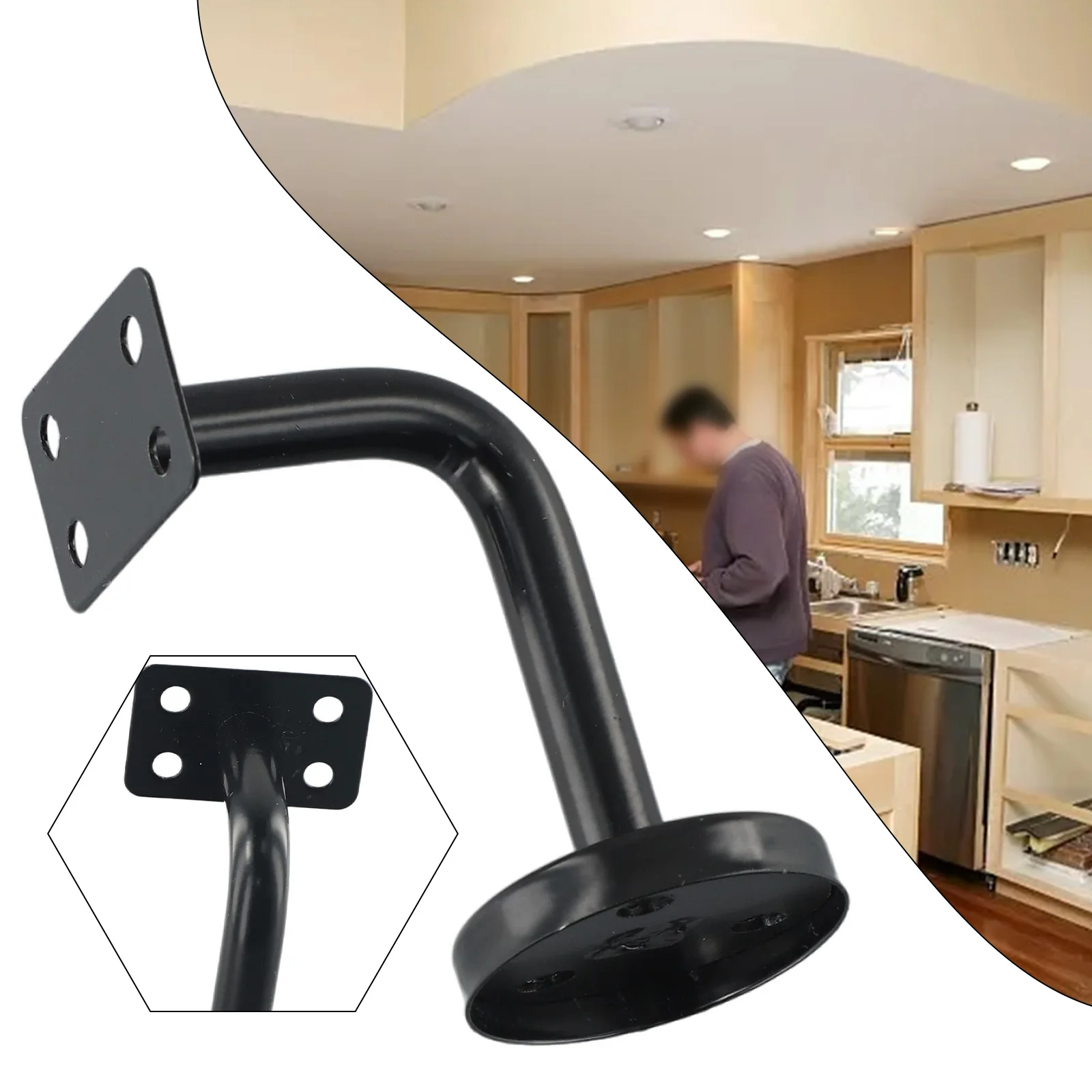 Brand New Stair Brackets Stair Handrail Brackets Stair Brackets Wall Support 1pcs for access Balustrade Components Practical