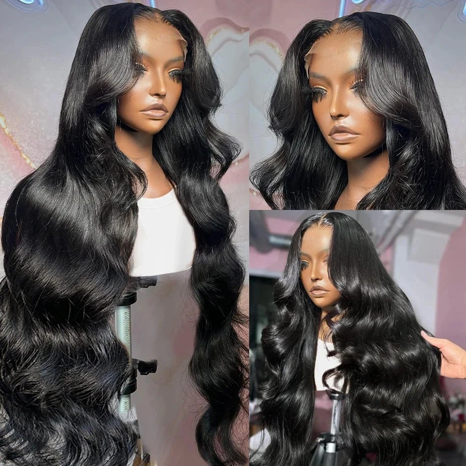 30 40Inch Human Hair Lace Frontal Wig Body Wave Lace Front Wigs For Women Brazilian 13x4 13x6 HD Transparent Loose Wave Wig Sale