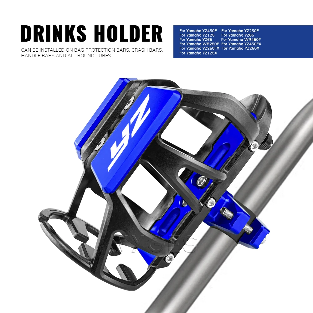 For Yamaha YZ450 450FX 250FX 250X 250 125 85 WR450F 250F  Motorcycle Beverage Water Bottle Cage Drinks Holder Water Cup Holder