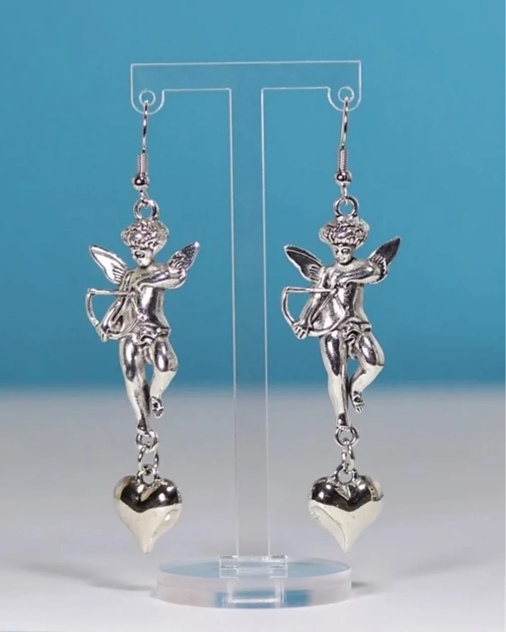 Vintage Personalized Fashion Simple Cupid Angel Earrings Unisex Short Earrings Earrings Banquet Jewelry Accessories