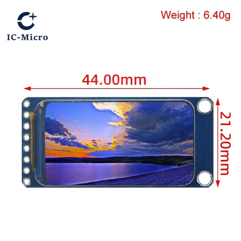 1.47 "1.47 Inch 172x320 SPI Full Color TFT HD IPS Scherm LCD LED Display Module 172*320 ST7789 Controller 3.3V SPI Interface