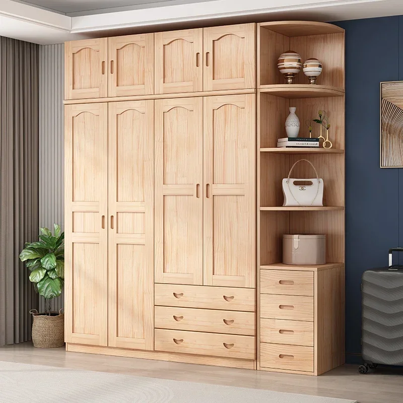 Detachable Bedroom Wardrobes Large Heavy Cupboard Clothes Wardrobes Duty Wardrobe Szafa Tekstylna Na Ubrania Salon Furniture New