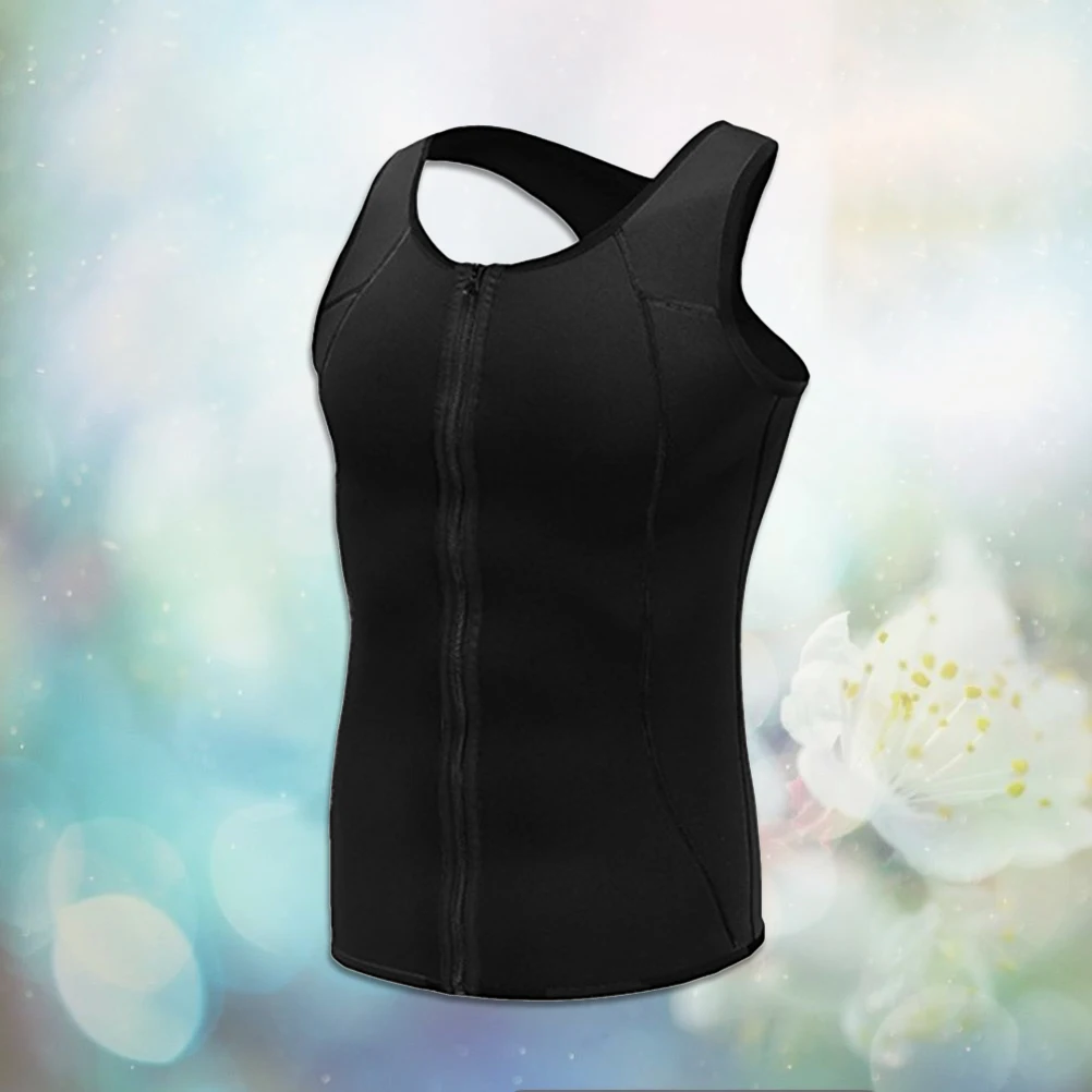 

New Mens Slimming Vest Compression Workout Tank Fitness Shaper Breathable Comfortable Easy Clean Black Size Outdoor