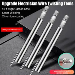 Wire Twisting Tools Handle Electrician Quickly Twister Twister Wire For Power Drill Drivers Twister Twisted Twist Cable Device