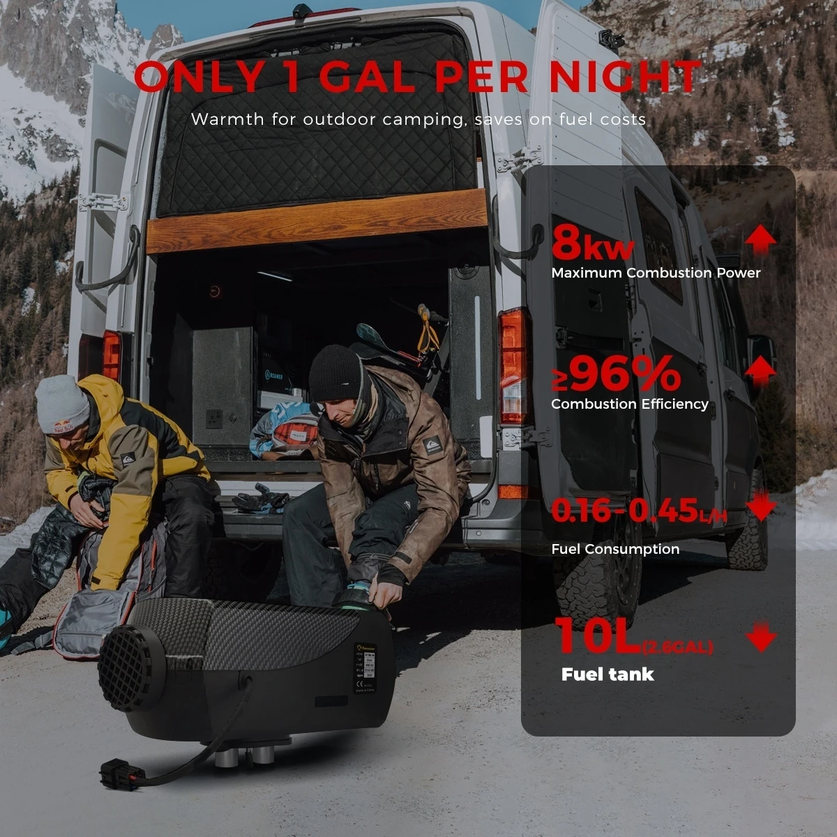 8KW شل نماذج سخان الهواء 12 فولت و 24 فولت بلوتوث التطبيق ، عرض الارتفاع ، ليلة منخفضة الضوضاء للغاية لسيارة الديزل سخان التوقف شاحنة RV