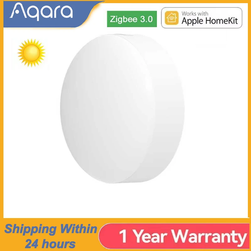 

Aqara Brightness Sensor T1 Light Sensor Zigbee 3.0 Auto Smart home Light Detector Magnetic Control For Aqara Home Homekit APP