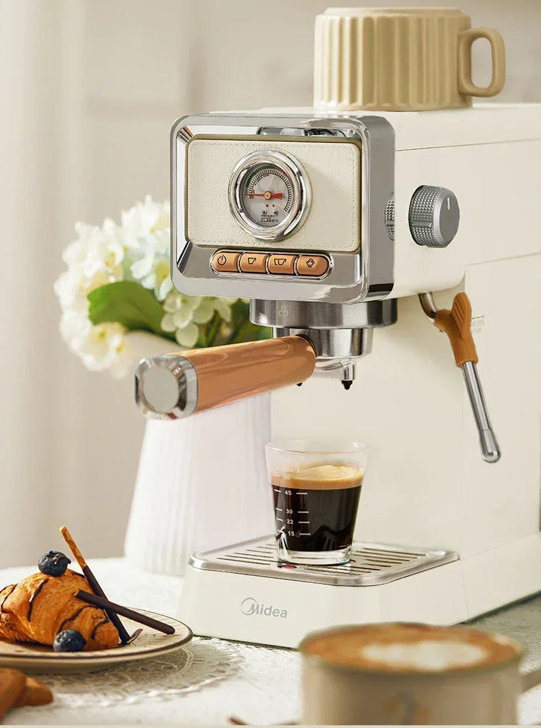 เครื่องชงกาแฟอิตาเลี่ยนขนาดเล็กในครัวเรือนรูปแบบใหม่ เอสเพรสโซกึ่งอัตโนมัติ เครื่องชงกาแฟแบบพกพา