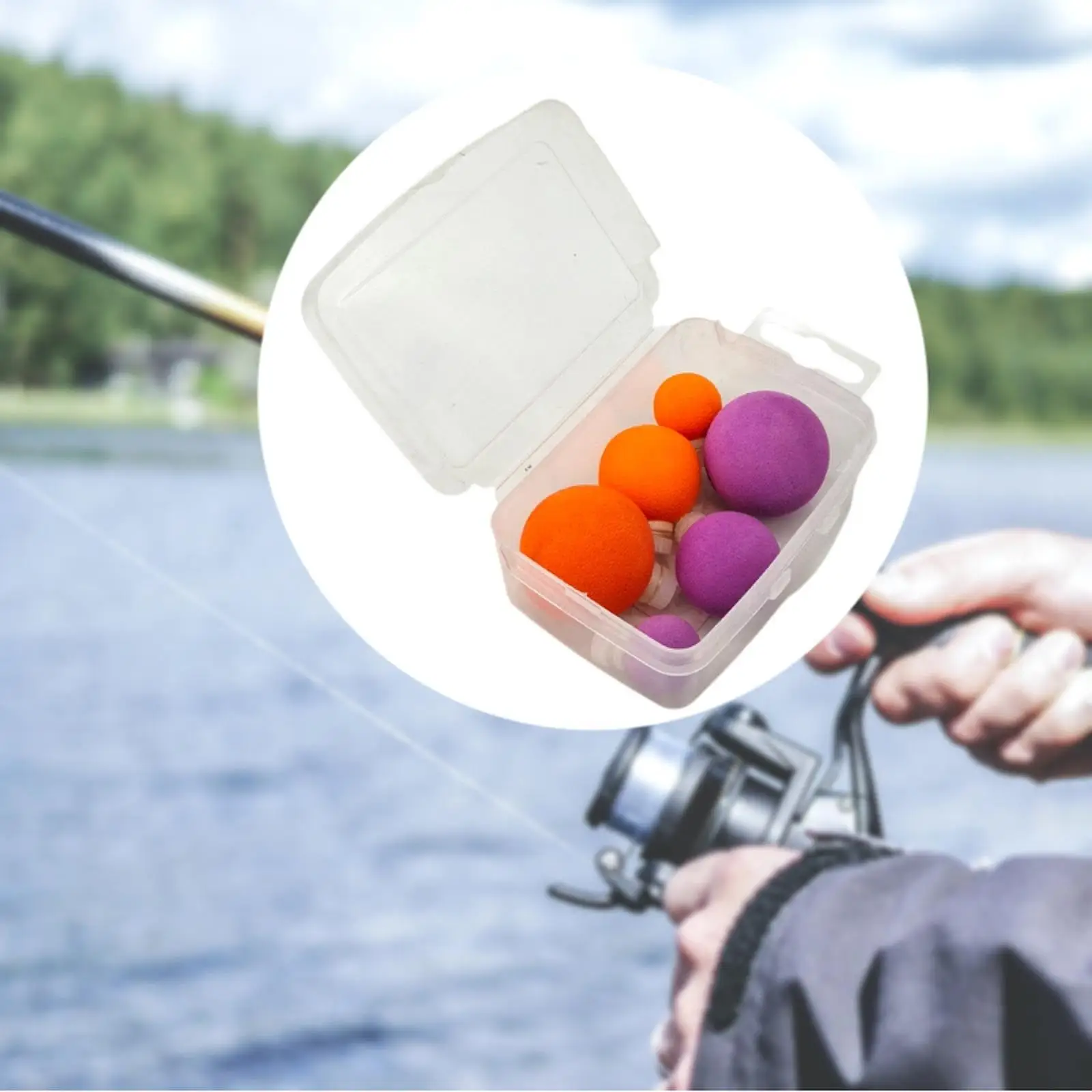 6Pcs Fishing Floats Quick Release Equipment Indicator Accessories Buoyancy Balls for Boat Saltwater Grass Carp Bass Freshwater