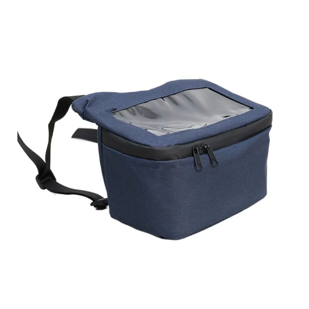 

Сумка для горного велосипеда с окном, водонепроницаемая сумка для хранения, сумка для мотоцикла, электрического скутера, прочная большая вместительная передняя сумка для велосипеда