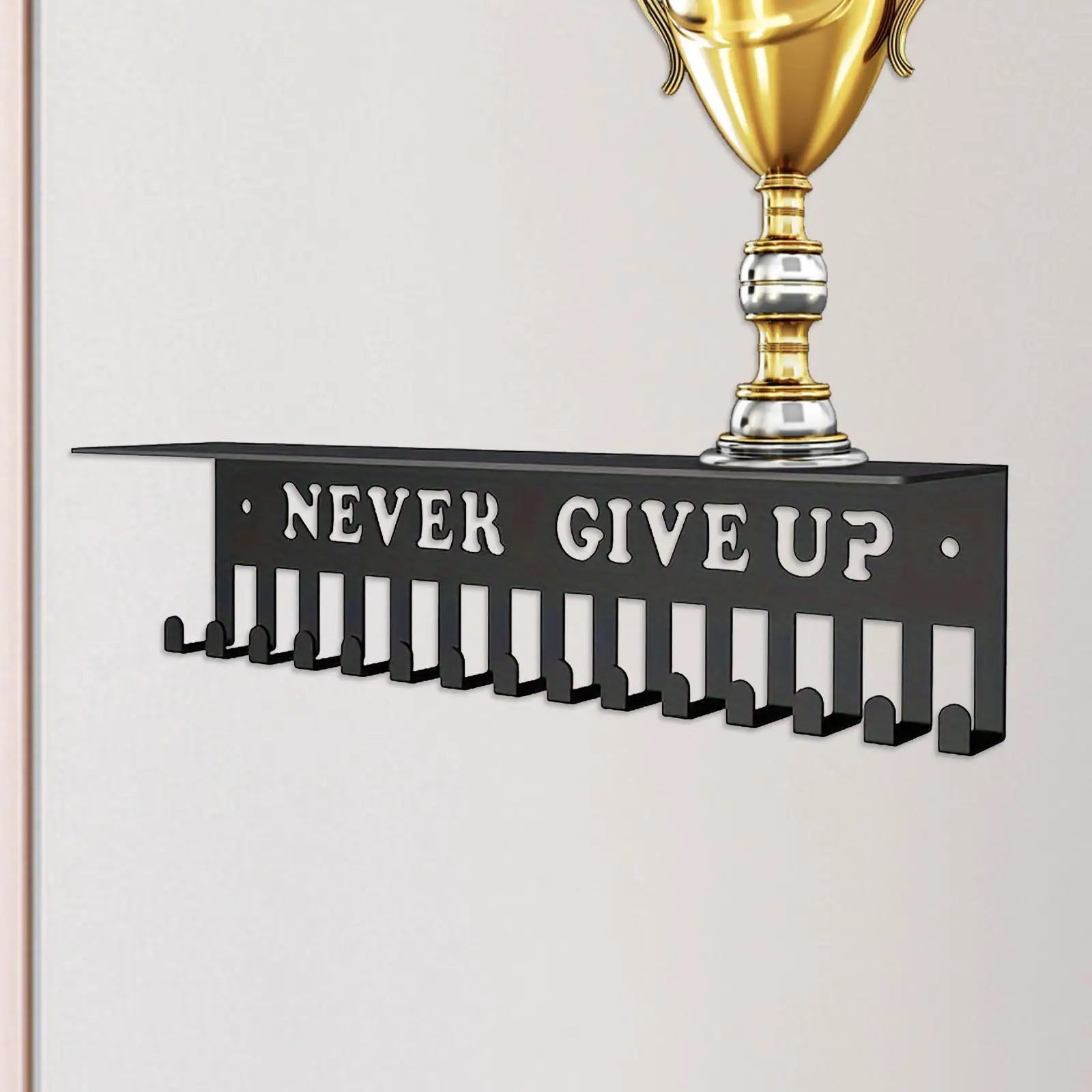 

Стойка для демонстрации медалей, вешалка из алюминиевого сплава, настенный держатель для медалей, рамка для бега, гонок, волейбола, органайзер для награды