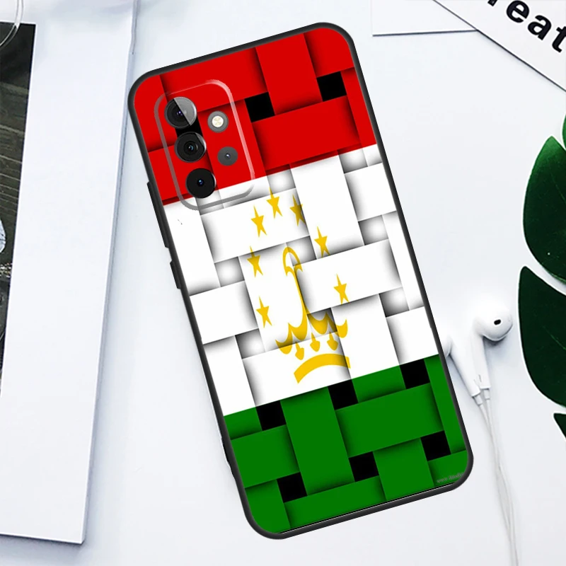 Tajikistan Flag Phone Case For Samsung Galaxy A34 A54 A14 A32 A12 A13 A33 A22 A52 A72 A23 A53 A73 A51 A71