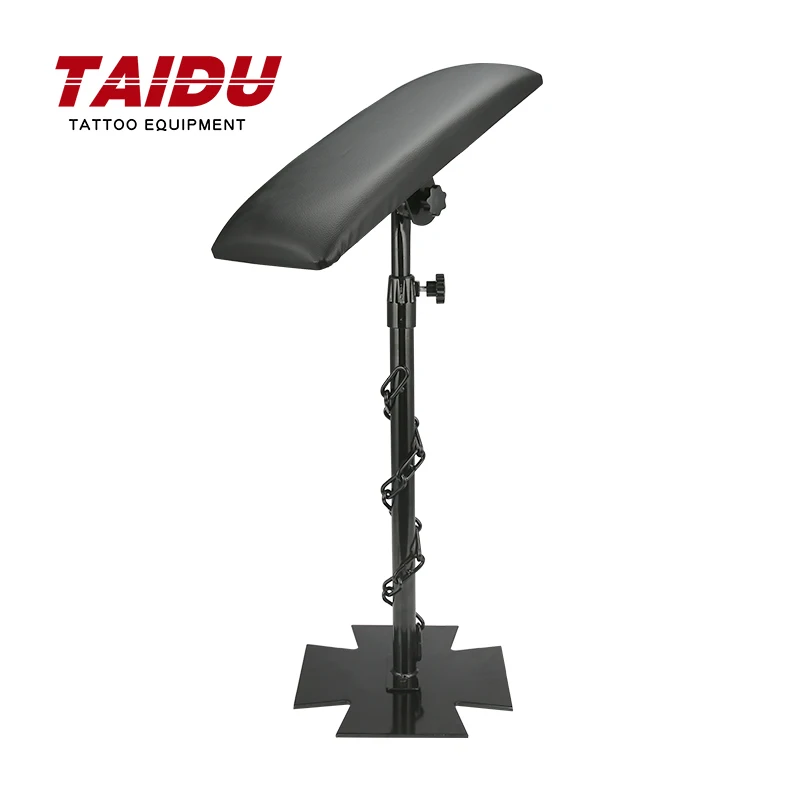 Taidu Tattoo Stand Pruim Bloesem Vorm Stalen Tattoo Armhouder Draagbare Tattoo Armsteun St 9