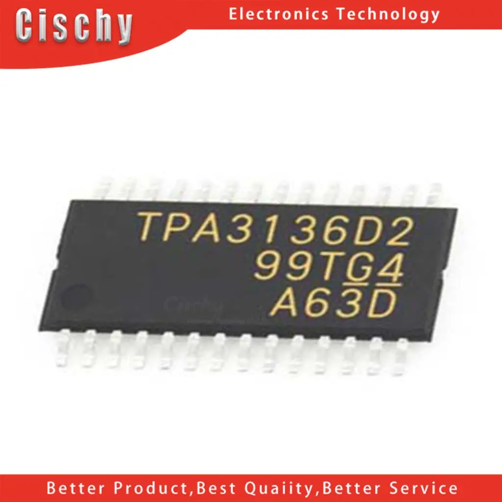 

1pcs/lot TPA3136 TPA3136D2PWPR TPA3136D2 HTSSOP-28 In Stock