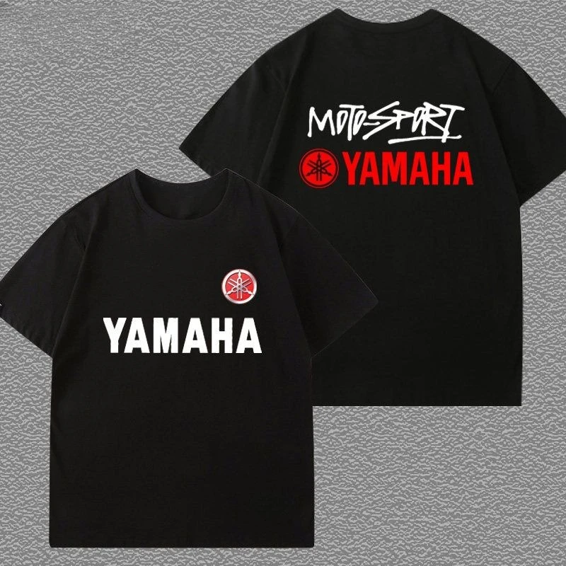 Yamaha Motorcycle Peripheral Printed Heavy Motorcycle Enthusiast Printed Half-sleeved Men's and Women's T-shirts Are Unique