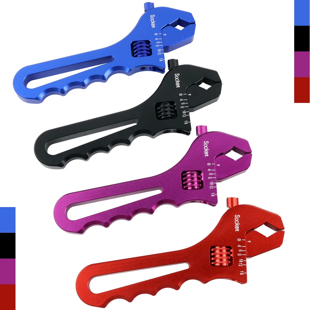 Llave Inglesa Ajustable, Llave Inglesa de Aluminio Ligera, Herramientas para Conexiones de Mangueras, Adaptador Extremo Co