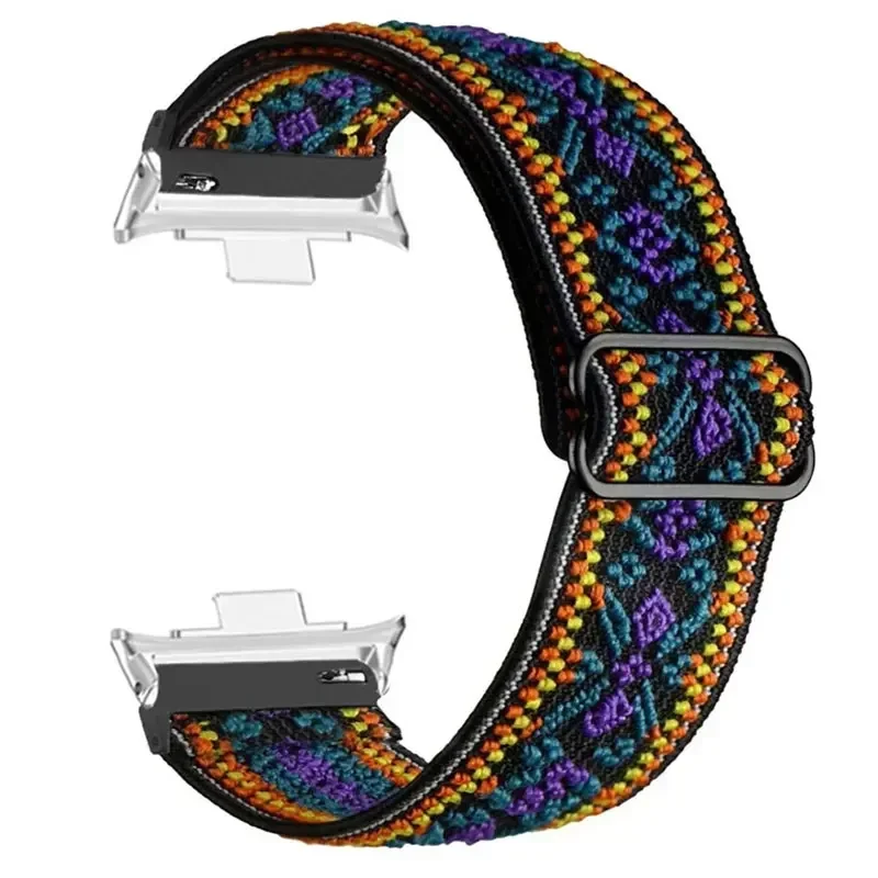 Elastisches Nylon-Armband für Huawei Watch Fit 4/5/5 Pro Ersatz Damen Herren Sport Solo Geflochtenes Uhrenarmband Loop Watch Fit 3 Armband – Detail 12