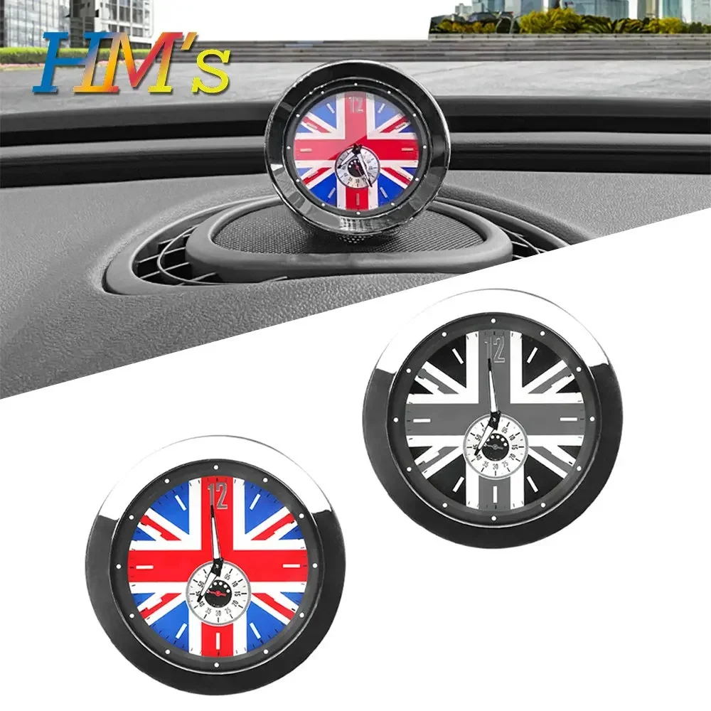 For MINI Cooper One JCW Clubman Countryman F55 F56 F57 R55 R56 R60 Car interior Universal decorative clock Accessories