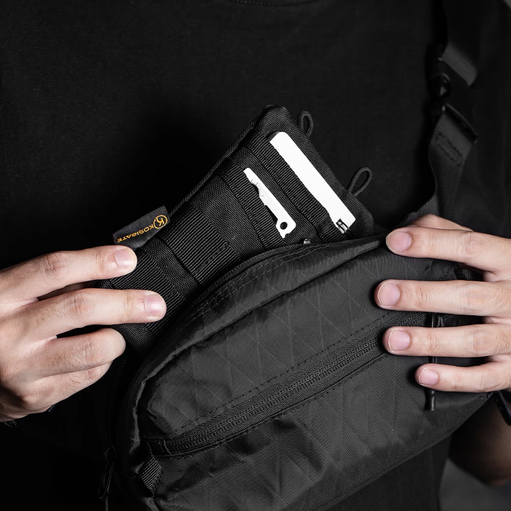 Карманный органайзер EDC Сумка для инструментов с 5-мя хранилями инструментов Сумка EDC для фонарика, карманного ножа, тактической ручки, E