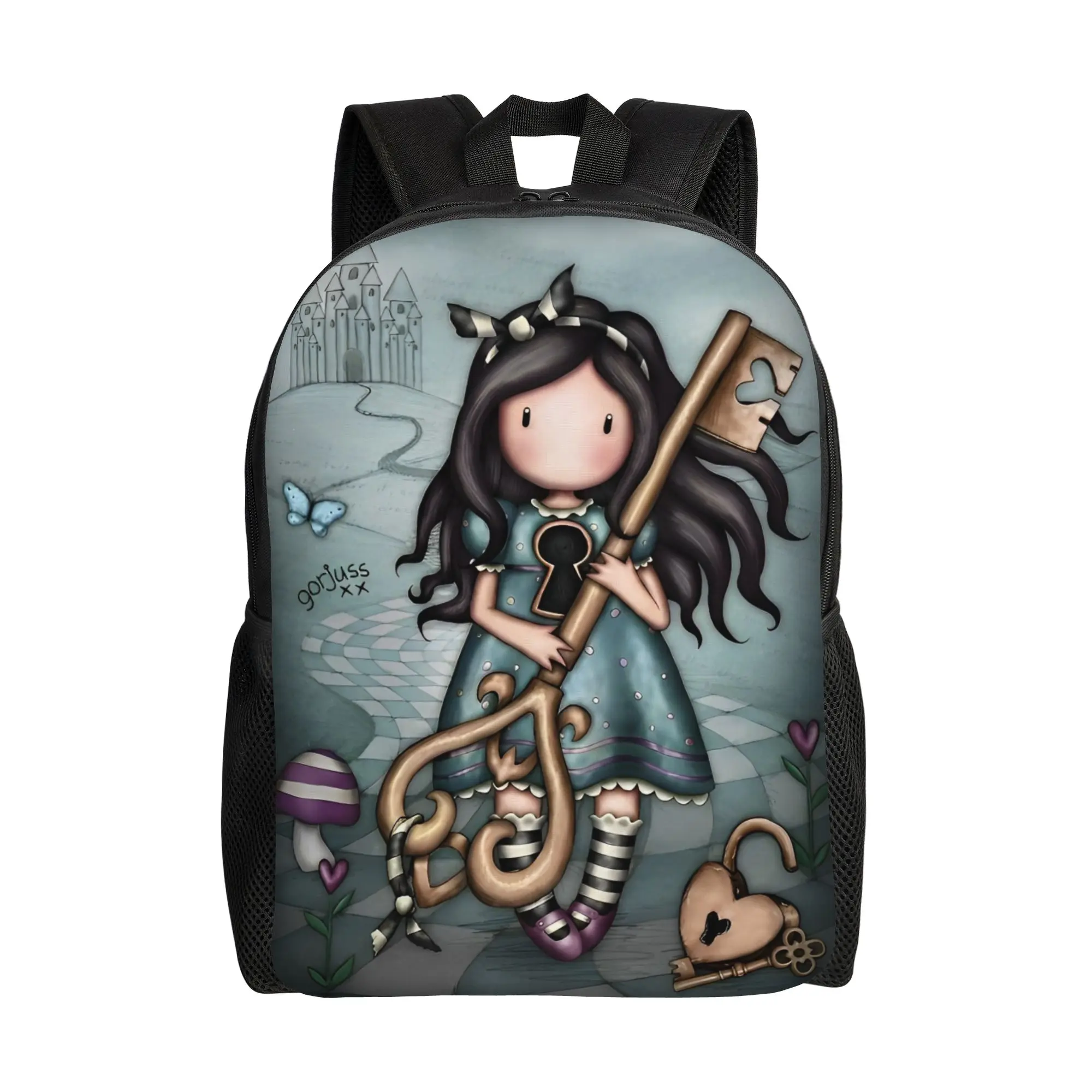 

Рюкзак S-Santoro G-Gorjuss для мужчин и женщин, стильный студенческий деловой рюкзак, милая сумка для ноутбука и игрушек, сумка через плечо, подарок