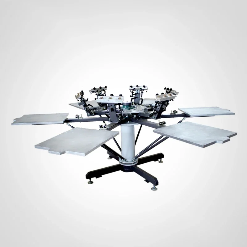 

t-shirt carousel serigraphie printing machine