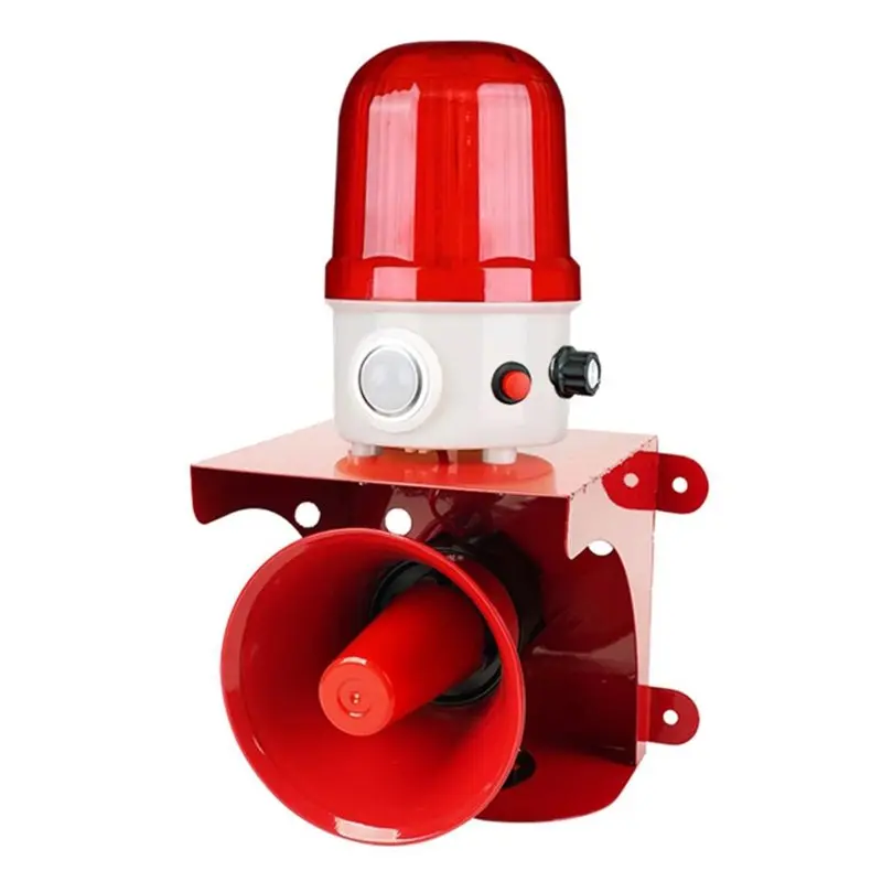 Y01A Motion Sensor Security Alert With PIR Human & Animal Detection,120Db & Red Strobe,Outdoor Guard For Home Yard Farm
