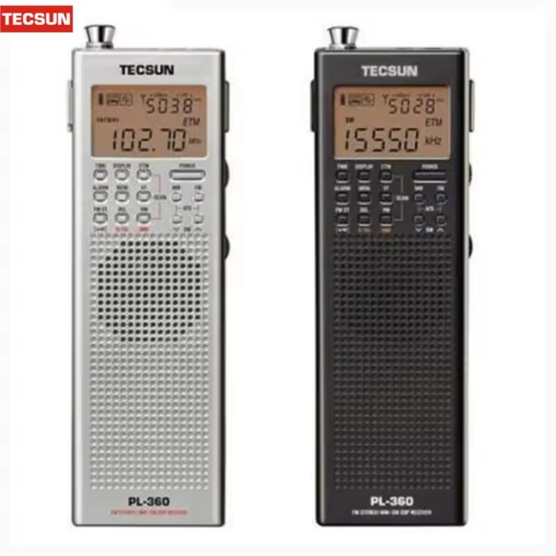 New Tecsun PL-360 portable digital Radio usb AM FM pocket radio recorder Shortwave PLL DSP ETM SW MW LW Receiver pl360 New